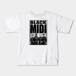 BLACK MIDI ART Kids T-Shirt